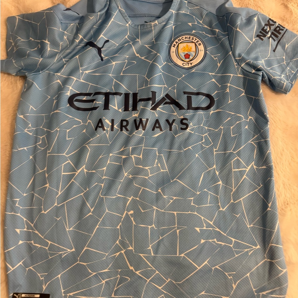 Puma Kids Manchester City Light Blue Jersey
